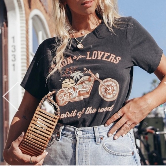 Spell Tops - Spell & Gypsy Byron is for Lovers motorcycle shirt
